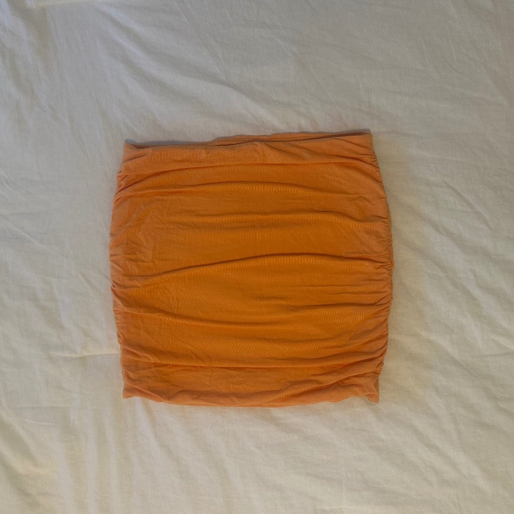 Oh Polly Ruched Mini Skirt